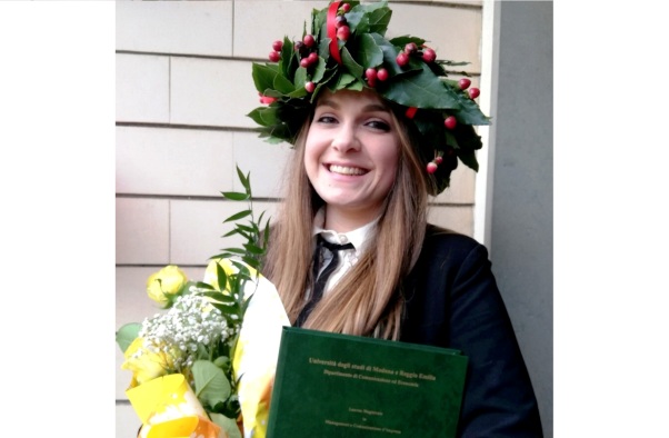 Un'altra laurea "magistrale" in videoconferenza: Fabiana Spartà di Niscemi, in Management e Comunicazione d'impresa